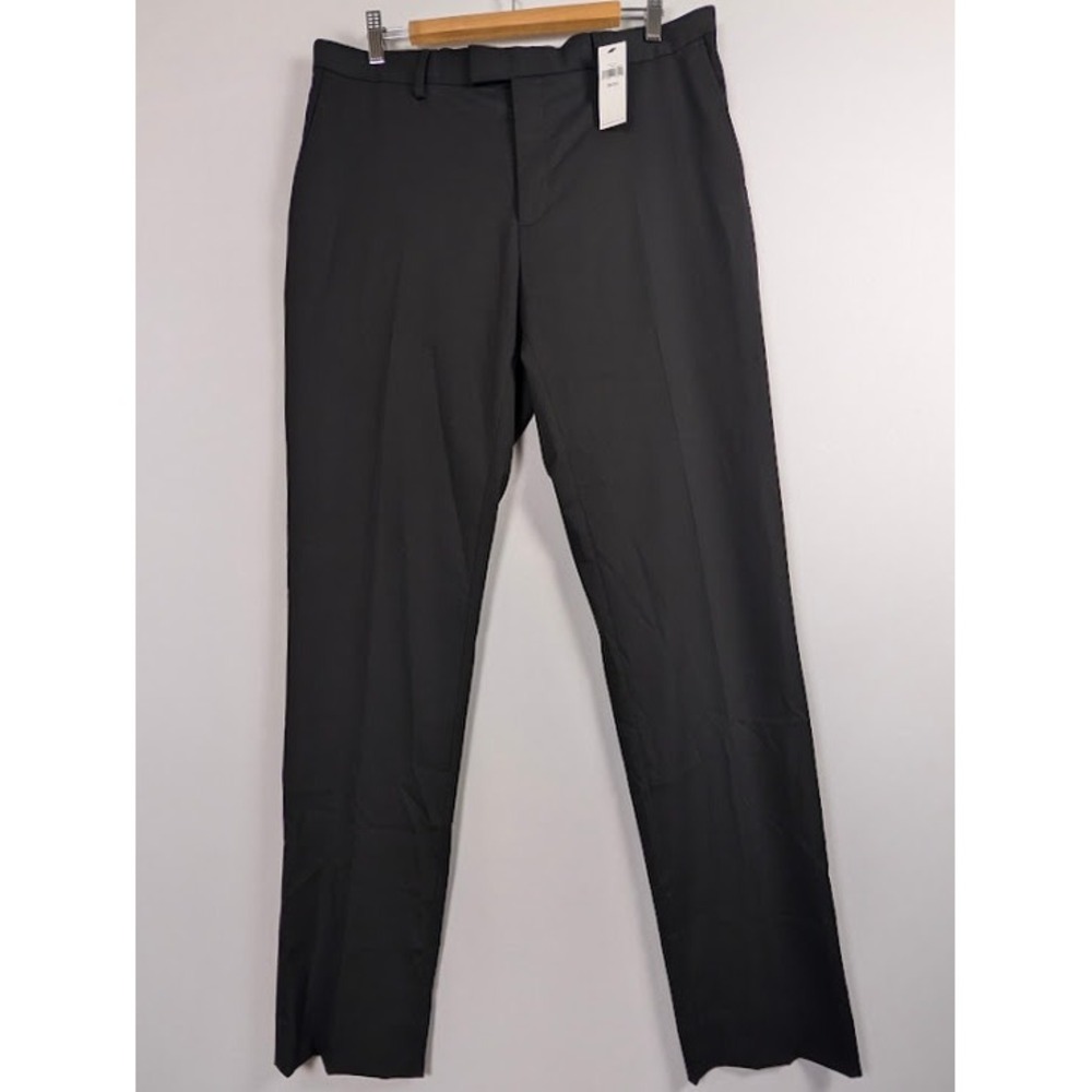 Banana Republic Extra Slim Stretch‎ Dress Pants Mens 35x34 (Fits 36x33) Black